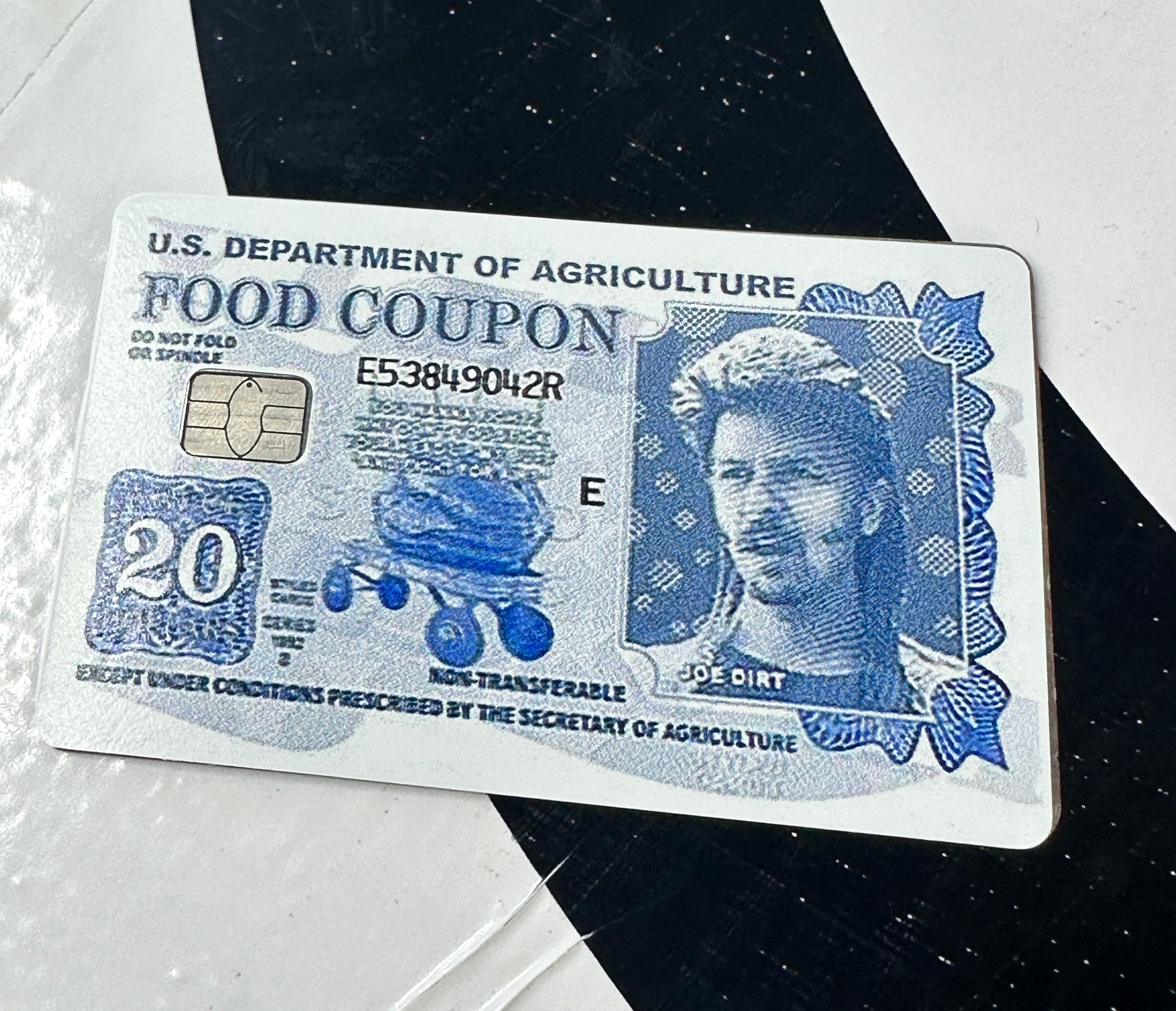 Joe Dirt Credit Card Skin