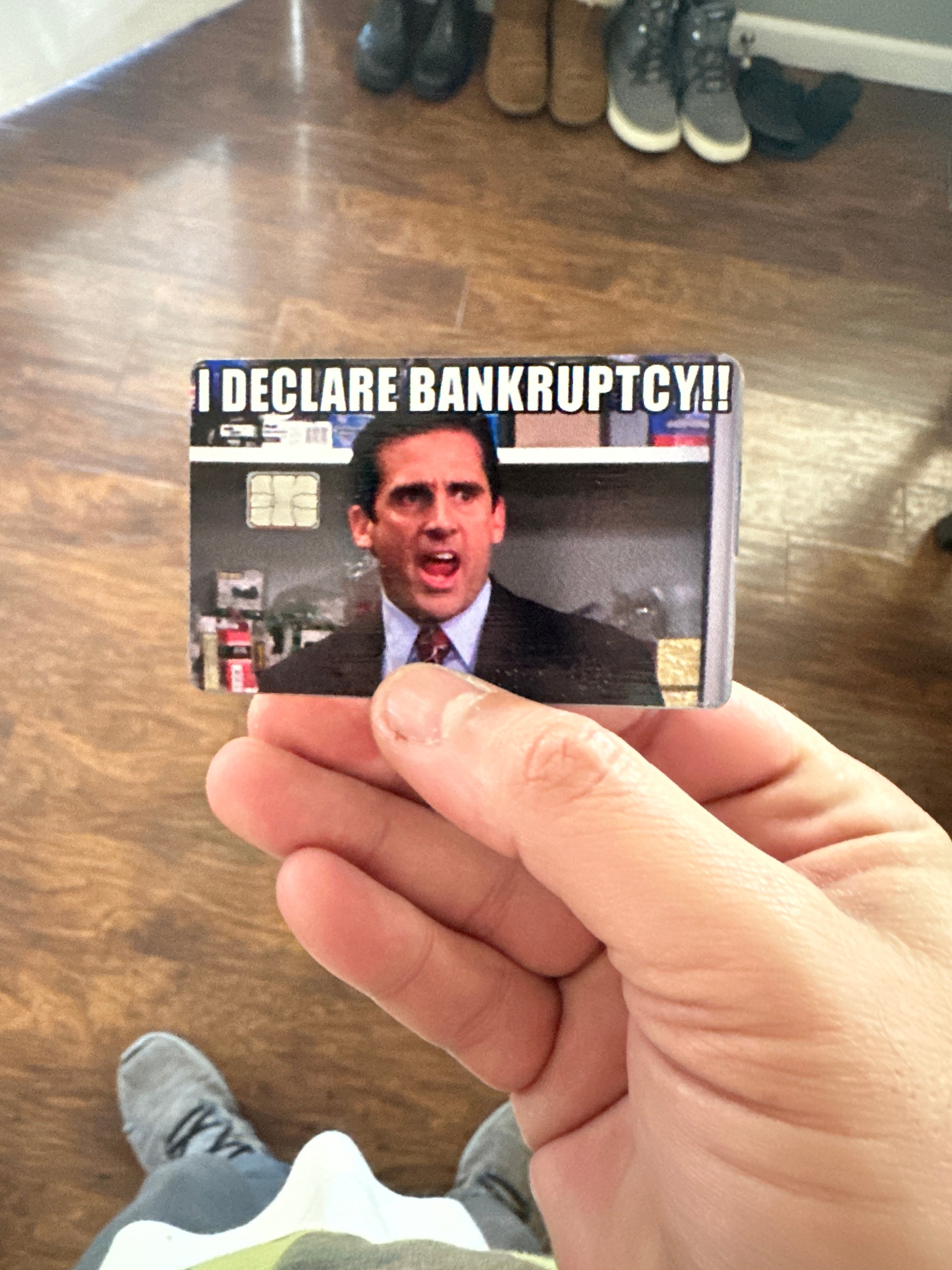 I Declare Bankruptcy Credit Card Skin
