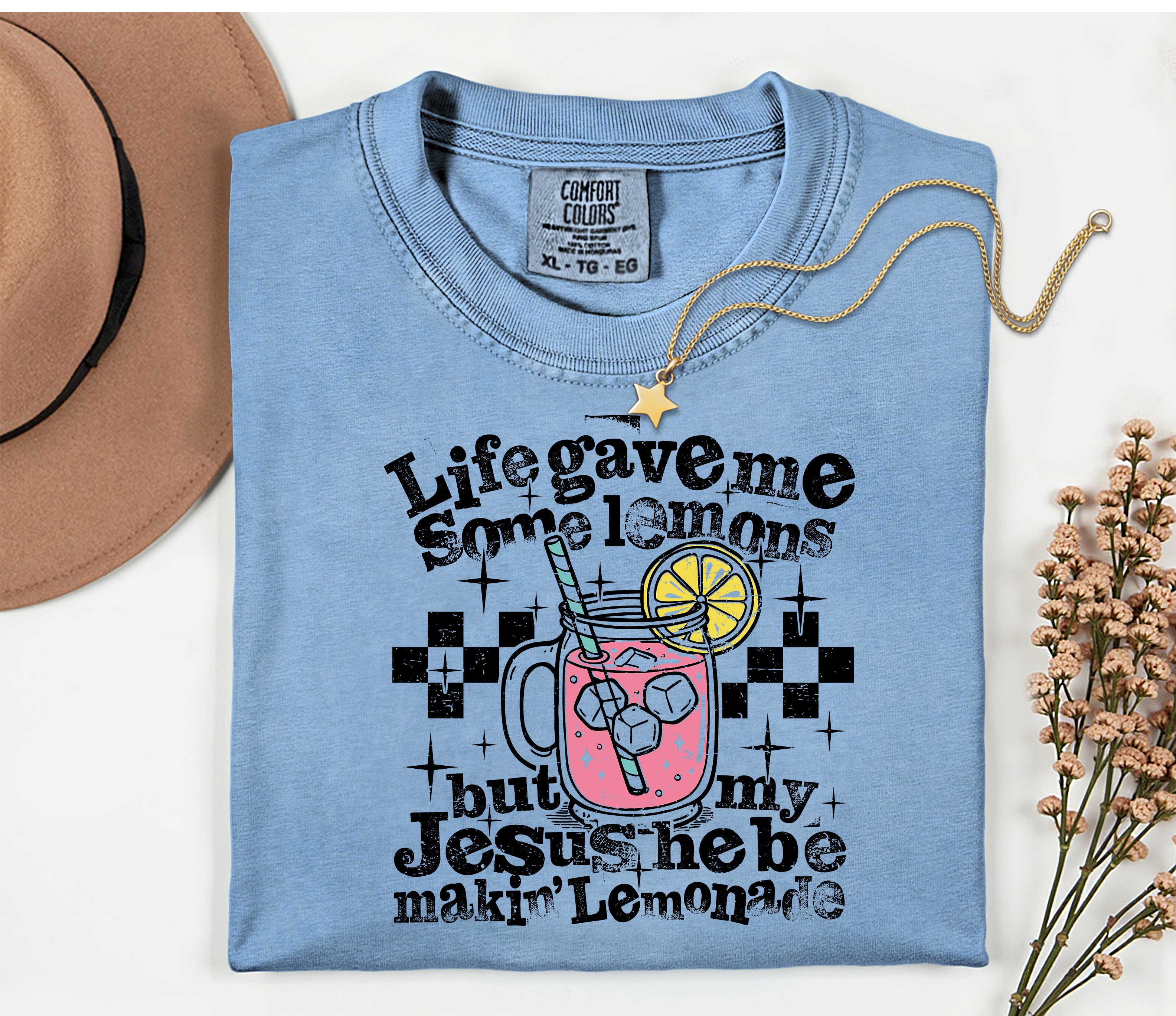 My Jesus Be Makin' Lemonade (Checkered)