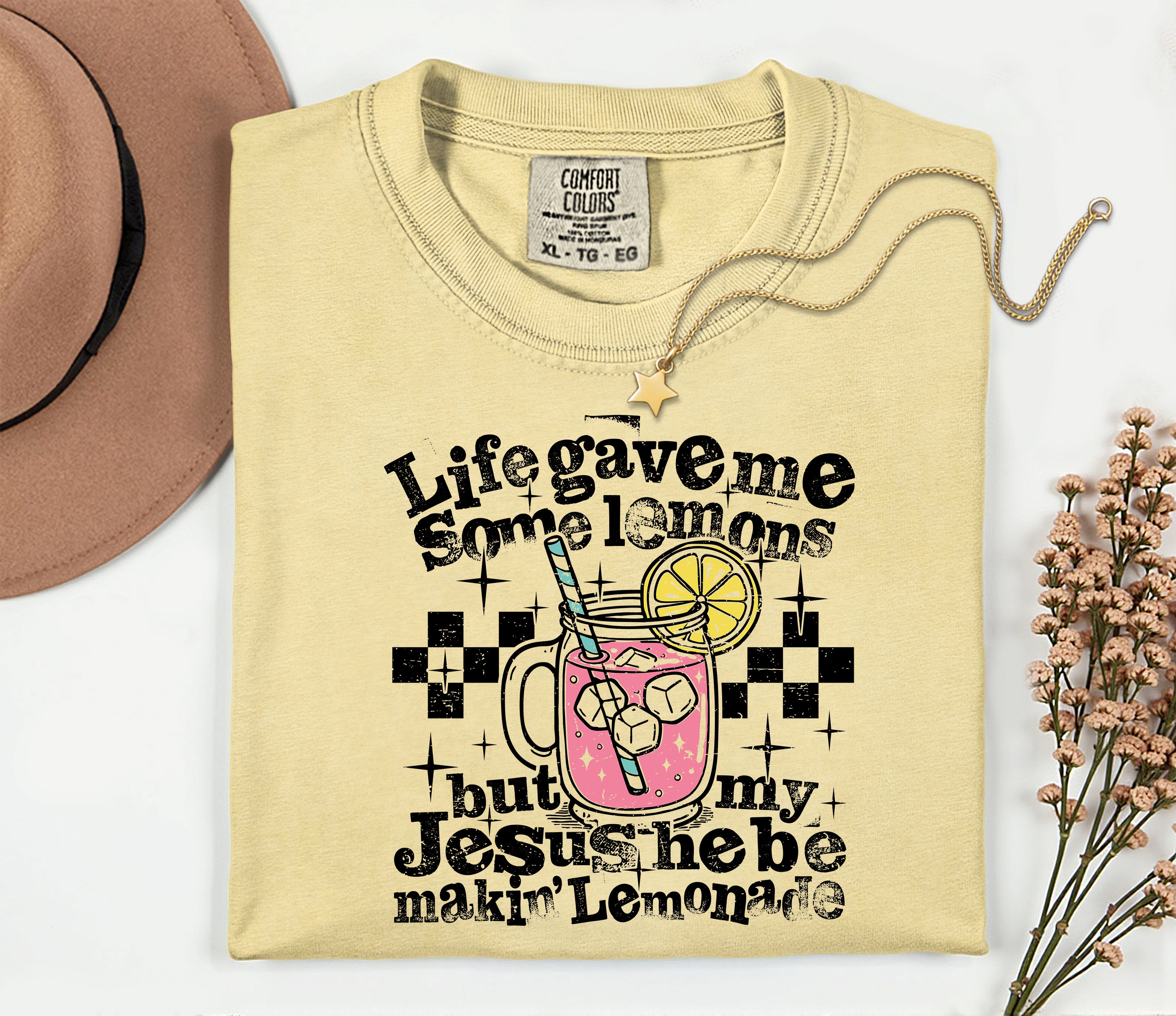 My Jesus Be Makin' Lemonade (Checkered)