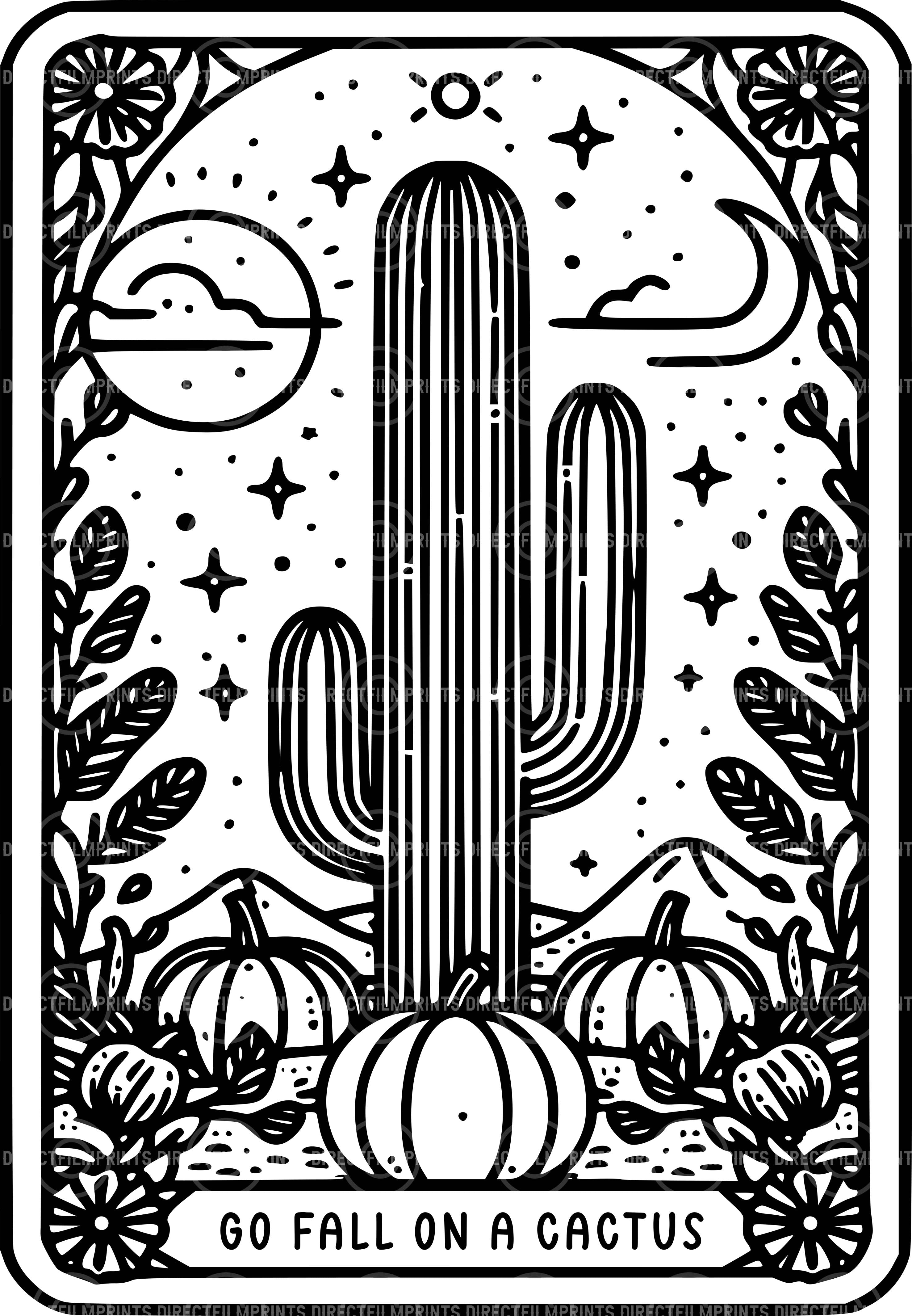 Go Fall on a Cactus Tarot