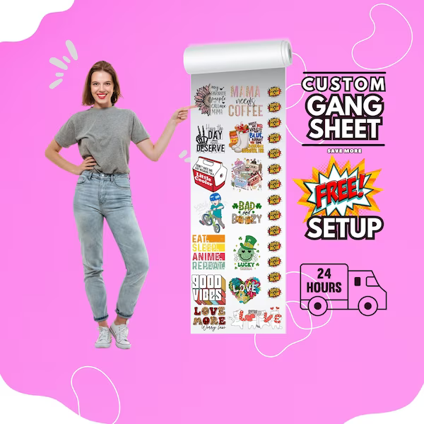 Build Your  Your DTF Gang Sheet